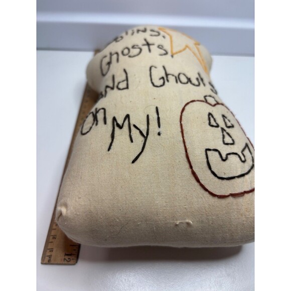 Handmade Primitive Ghost Doll Halloween Folk Art decor - Picture 4 of 5